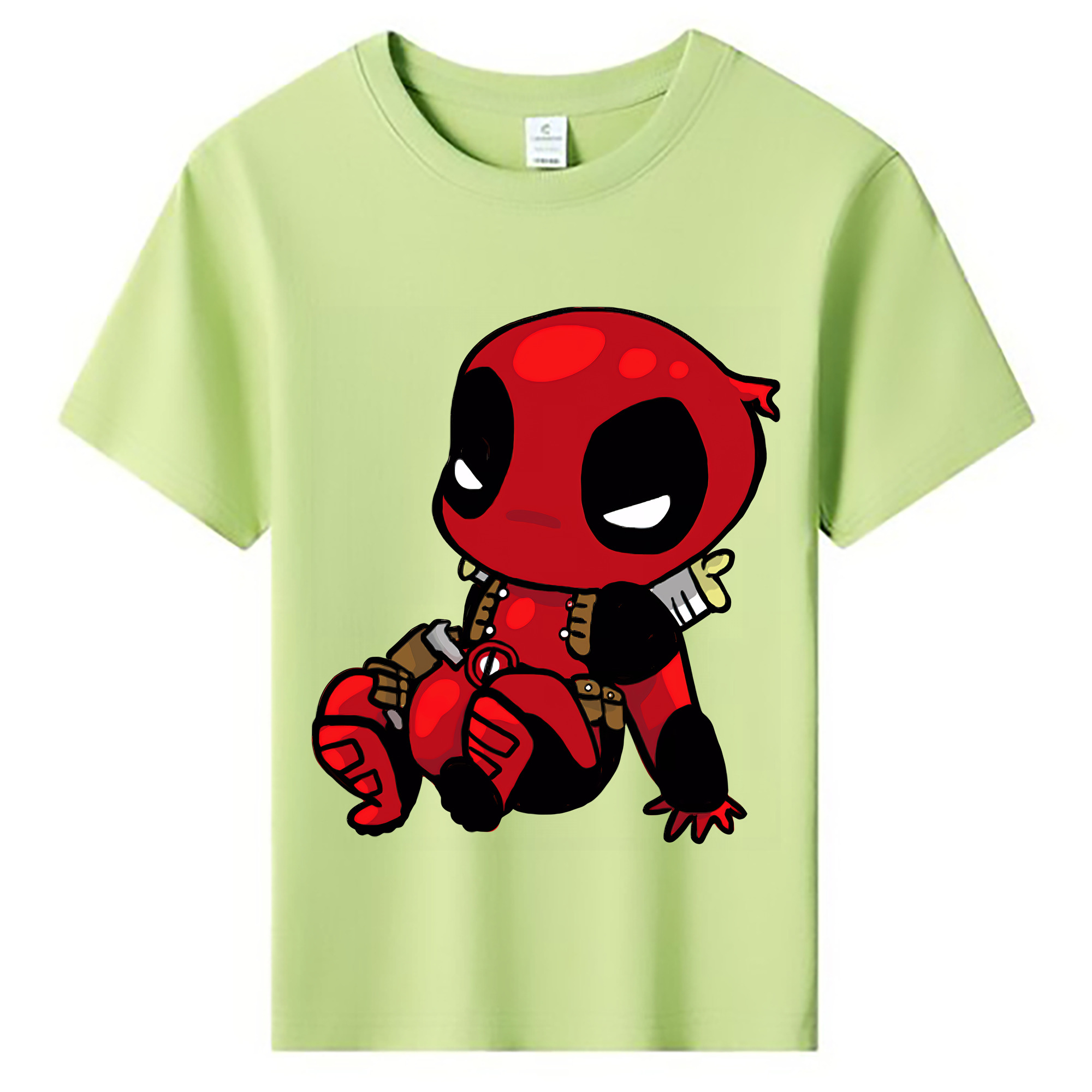 （画像用） Deadpool デッドプール 綿100％キッズTシャツ（フロントプリント）